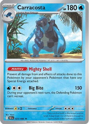 Carracosta - 23/086 [SV: Black Bolt] Reverse Holofoil