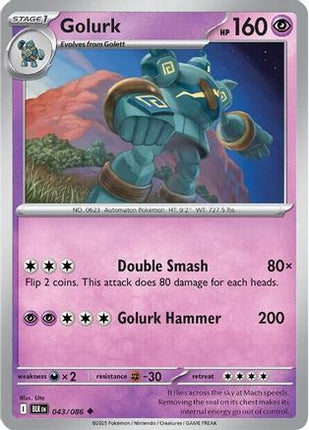 Golurk - 43/086 [SV: Black Bolt] Reverse Holofoil
