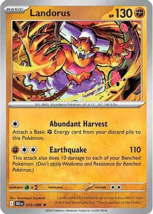 Landorus - 53/086 [SV: Black Bolt] Holofoil