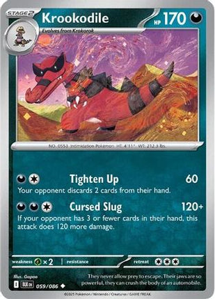 Krookodile - 59/086 [SV: Black Bolt] Holofoil
