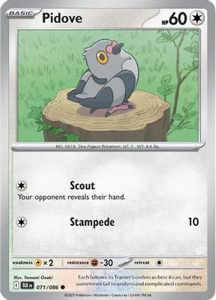 Pidove - 71/086 [SV: Black Bolt]
