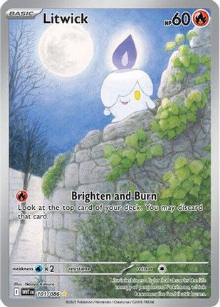 Litwick - 101/086 [SV: White Flare] Holofoil