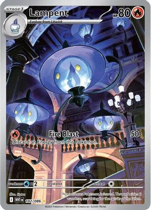 Lampent - 102/086 [SV: White Flare] Holofoil