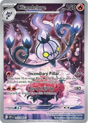 Chandelure - 103/086 [SV: White Flare] Holofoil