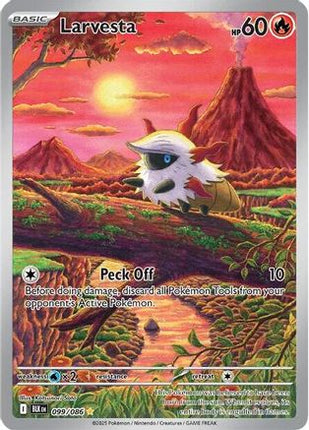 Larvesta - 099/086 [SV: Black Bolt] Holofoil