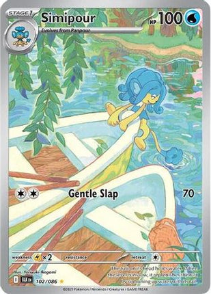 Simipour - 102/086 [SV: Black Bolt] Holofoil