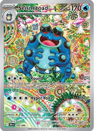 Seismitoad - 105/086 [SV: Black Bolt] Holofoil