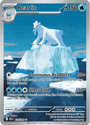 Beartic - 110/086 [SV: Black Bolt] Holofoil
