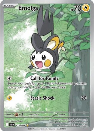 Emolga - 112/086 [SV: Black Bolt] Holofoil