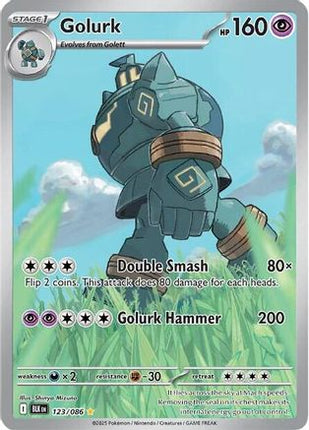 Golurk - 123/086 [SV: Black Bolt] Holofoil