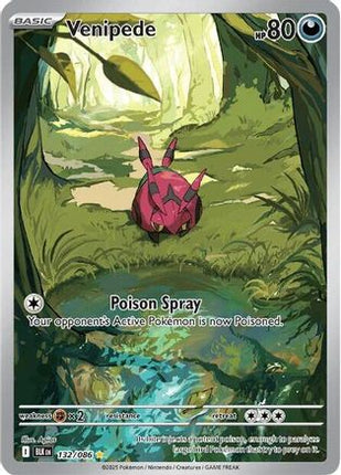 Venipede - 132/086 [SV: Black Bolt] Holofoil