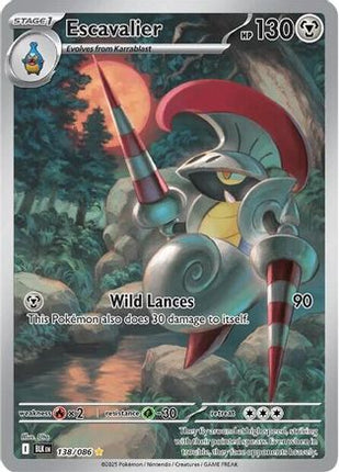 Escavalier - 138/086 [SV: Black Bolt] Holofoil