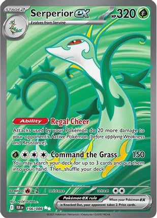 Serperior ex - 156/086 [SV: Black Bolt] Holofoil