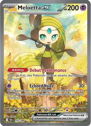 Meloetta ex - 167/086 [SV: Black Bolt] Holofoil