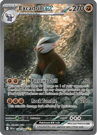 Excadrill ex - 168/086 [SV: Black Bolt] Holofoil