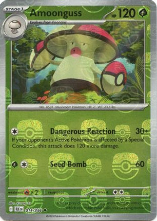Amoonguss (Master Ball Pattern) - 11/086 [SV: Black Bolt] Holofoil
