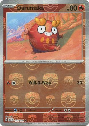 Darumaka (Master Ball Pattern) - 13/086 [SV: Black Bolt] Holofoil