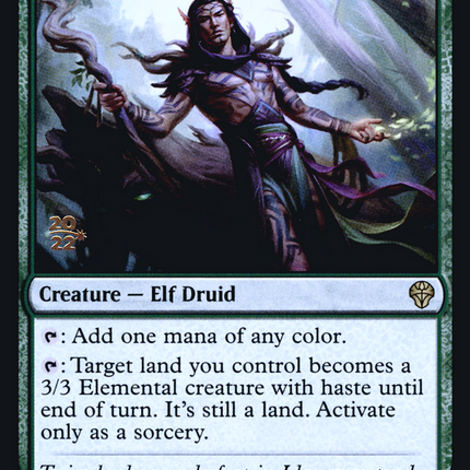 Llanowar Loamspeaker [Dominaria United Promos] Prerelease Foil