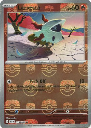 Larvesta (Master Ball Pattern) - 15/086 [SV: Black Bolt] Holofoil