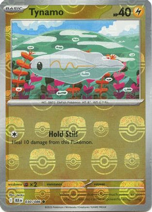 Tynamo (Master Ball Pattern) - 30/086 [SV: Black Bolt] Holofoil