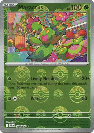 Maractus (Poke Ball Pattern) - 8/086 [SV: Black Bolt] Holofoil
