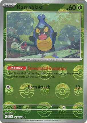Karrablast (Poke Ball Pattern) - 9/086 [SV: Black Bolt] Holofoil