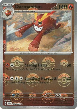 Darmanitan (Poke Ball Pattern) - 14/086 [SV: Black Bolt] Holofoil