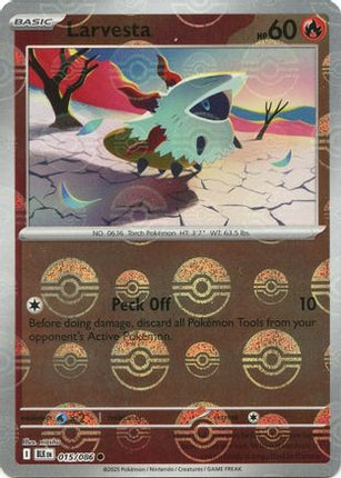 Larvesta (Poke Ball Pattern) - 15/086 [SV: Black Bolt] Holofoil