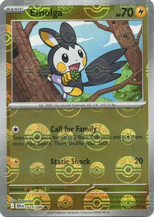 Emolga (Poke Ball Pattern) - 29/086 [SV: Black Bolt] Holofoil