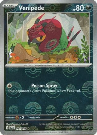 Venipede (Poke Ball Pattern) - 54/086 [SV: Black Bolt] Holofoil