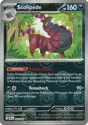 Scolipede (Poke Ball Pattern) - 56/086 [SV: Black Bolt] Holofoil