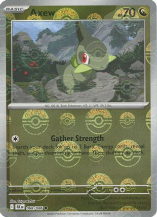 Axew (Poke Ball Pattern) - 68/086 [SV: Black Bolt] Holofoil