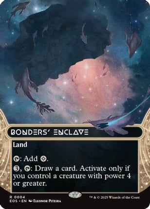 Bonders' Enclave (0004) (Borderless) [Edge of Eternities: Stellar Sights] Foil