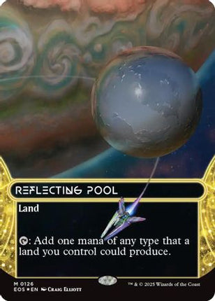 Reflecting Pool (0126) (Borderless) (Galaxy Foil) [Edge of Eternities: Stellar Sights] Foil