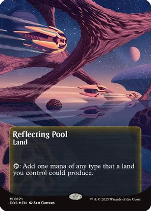 Reflecting Pool (0171) (Borderless) (Galaxy Foil) [Edge of Eternities: Stellar Sights] Foil