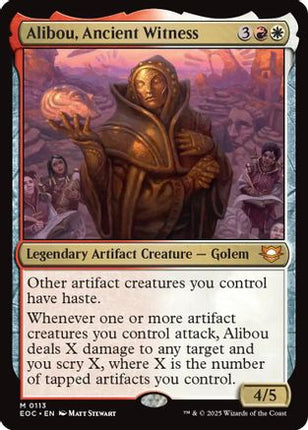 Alibou, Ancient Witness [Commander: Edge of Eternities]