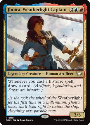 Jhoira, Weatherlight Captain [Commander: Edge of Eternities]