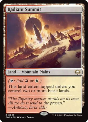 Radiant Summit [Commander: Edge of Eternities]