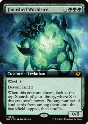 Famished Worldsire (Extended Art) [Edge of Eternities] Foil
