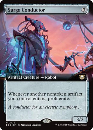 Surge Conductor (Extended Art) [Commander: Edge of Eternities]