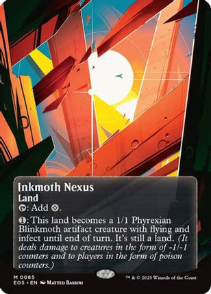 Inkmoth Nexus (0065) (Borderless) [Edge of Eternities: Stellar Sights] Foil