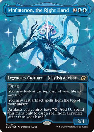 Mm'menon, the Right Hand (Borderless) [Edge of Eternities] Foil