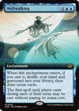 Weftwalking (Extended Art) [Edge of Eternities] Foil
