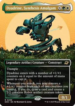 Dyadrine, Synthesis Amalgam (Borderless) [Edge of Eternities] Foil