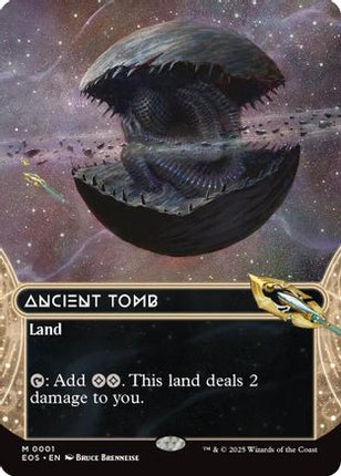 Ancient Tomb (0001) (Borderless) [Edge of Eternities: Stellar Sights] Foil