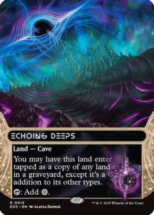 Echoing Deeps (0013) (Borderless) [Edge of Eternities: Stellar Sights] Foil