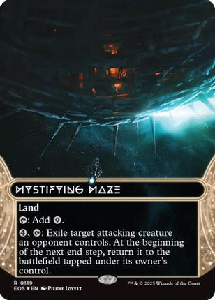Mystifying Maze (0119) (Borderless) (Galaxy Foil) [Edge of Eternities: Stellar Sights] Foil