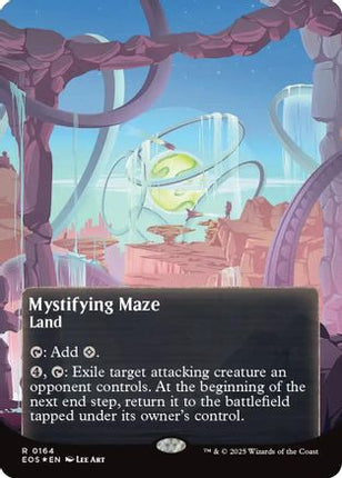 Mystifying Maze (0164) (Borderless) (Galaxy Foil) [Edge of Eternities: Stellar Sights] Foil