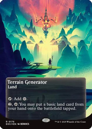 Terrain Generator (0178) (Borderless) (Galaxy Foil) [Edge of Eternities: Stellar Sights] Foil