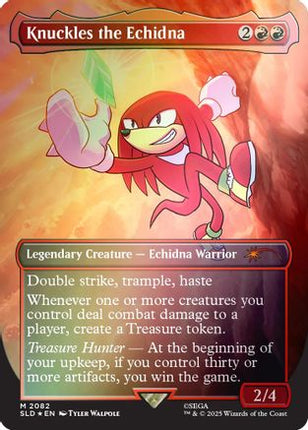 Knuckles the Echidna (Rainbow Foil) [Secret Lair Drop Series] Foil